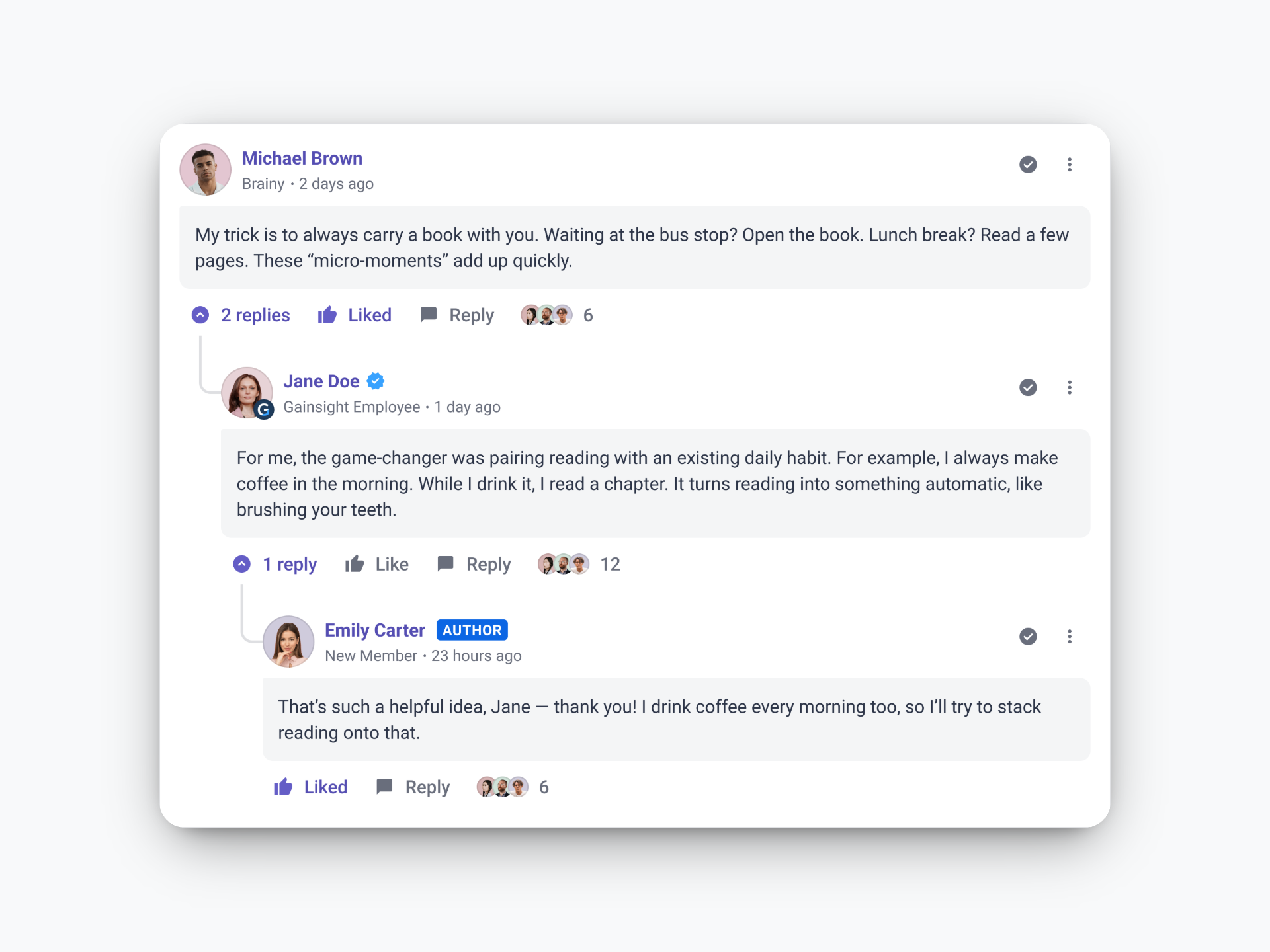 Threaded Replies in Customer Communities